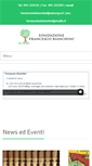 Mobile Screenshot of fondazionebianchini.it