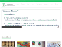 Tablet Screenshot of fondazionebianchini.it